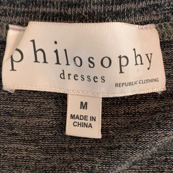 PHILOSOPHY Midi Long Sleeve Dress EC - Picture 6 of 9